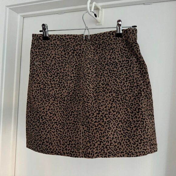 Skirt - French brand Karl Marc John - leopard velvet - size 1-2 EU or 6-8 US - Picture 2 of 7